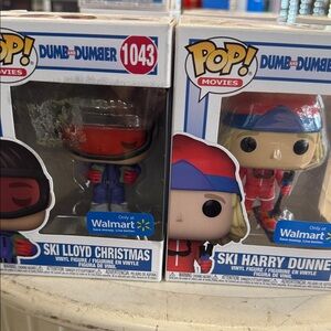 Funko Ski Lloyd Christmas & Ski Harry Dunne Vinyl Figures - Red/Blue